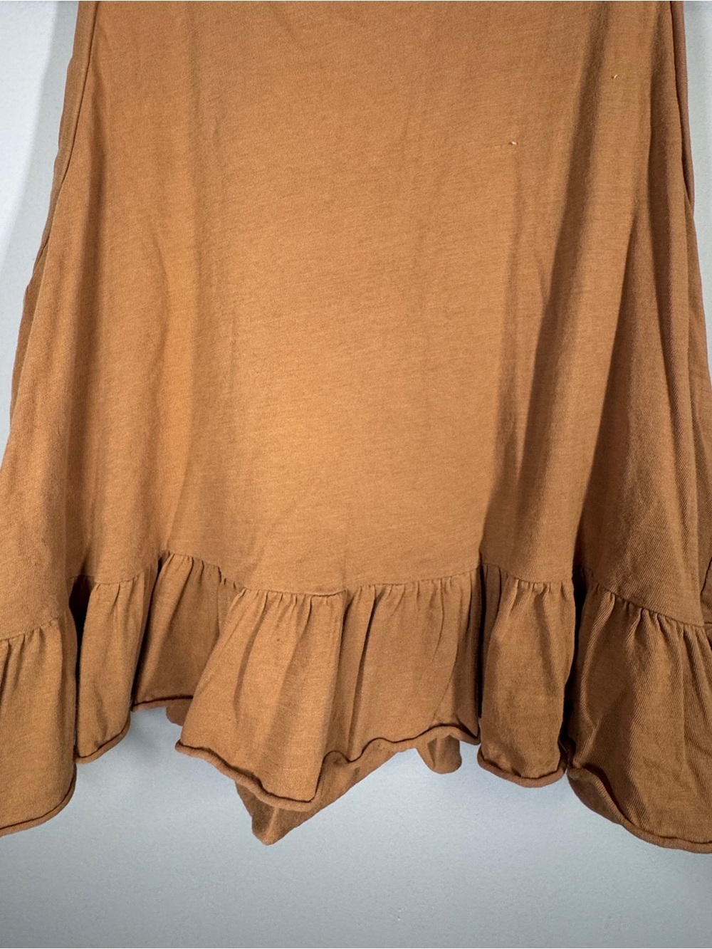 wild fable Rust Ruffle-Hem Tank Top - Picture 4 of 4